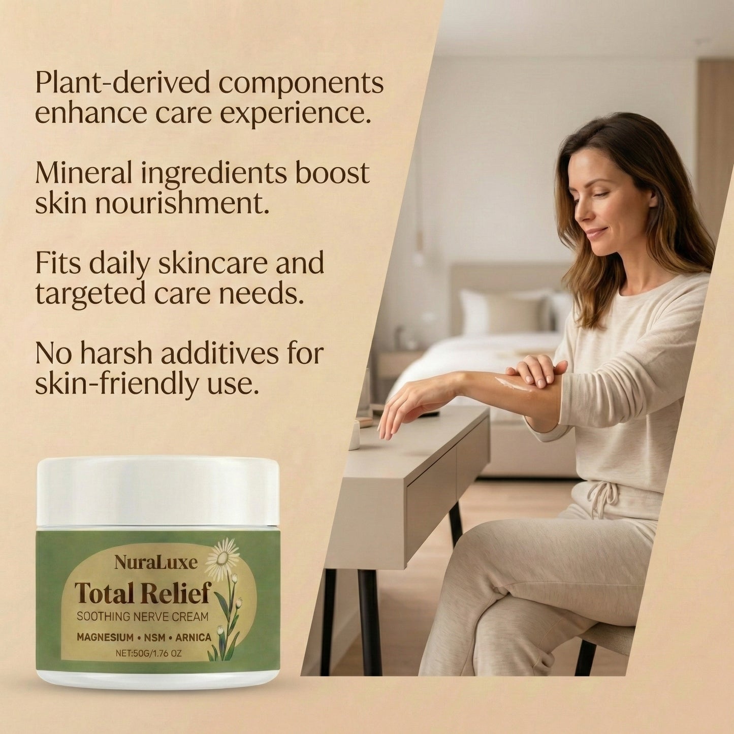NuraLuxe® Nightly Foot Cream